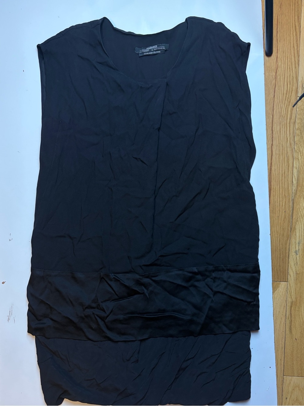 All Saints Seymour Silk Dress sz S